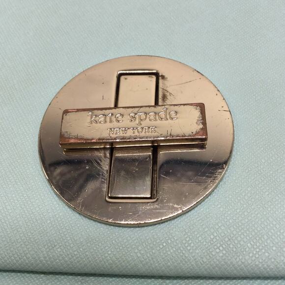 Kate Spade Sally Newbury Lane Saffiano Crossbody Bag Grace Blue - Picture 6 of 8